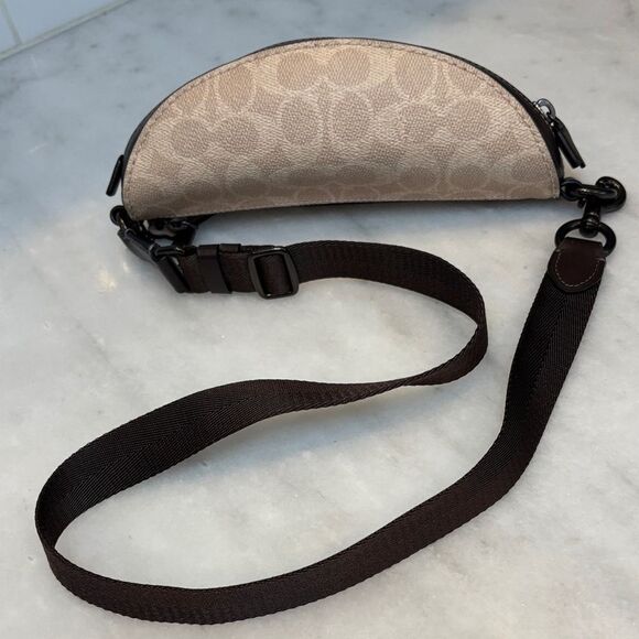 Coach Purse Leather Floral Bethany Belt Bag Signature Canvas Blossom Print NWOT - Picture 12 of 16